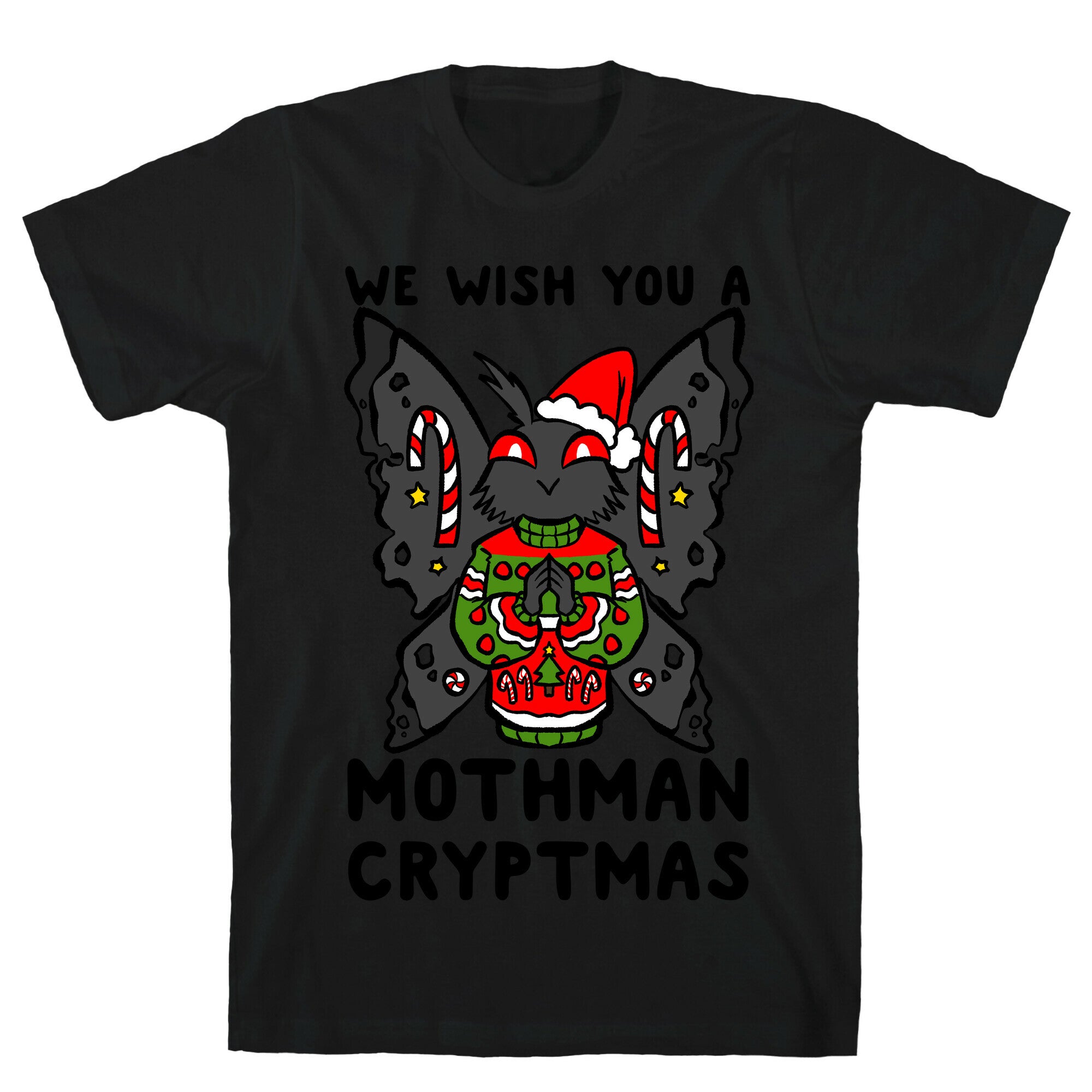 We Wish You A Mothman Cryptmas T-Shirt